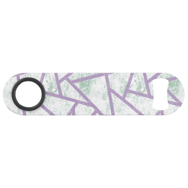 Lavender and pale green mosaic pattern bar key (Front (Horizontal))