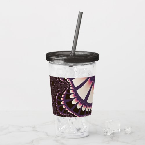 Lavender and Pink Remix Acrylic Tumbler