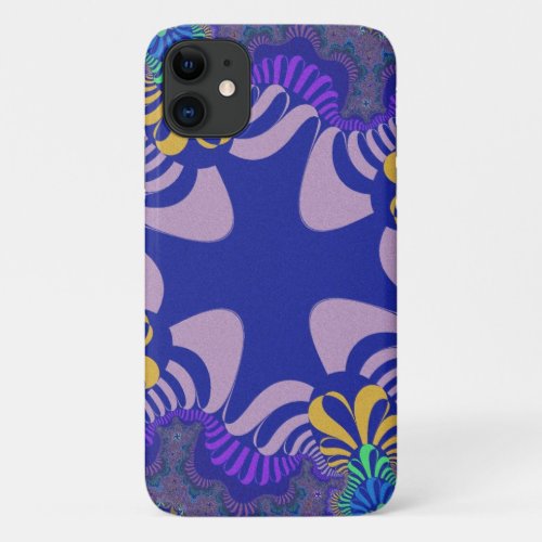 Lavender and Purple Cross iPhone 11 Case