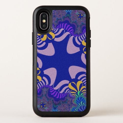 Lavender and Purple Cross OtterBox Symmetry iPhone X Case