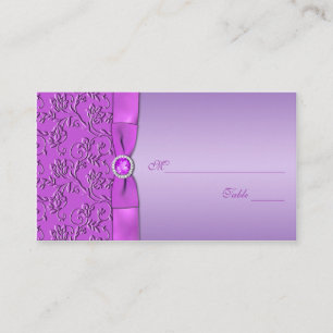 Lavender and Purple Jewelled Placecards