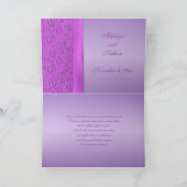 Lavender and Purple Jewelled Thank You Card (Inside)