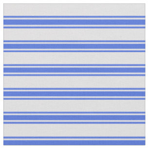 Lavender and Royal Blue Colored Lines Fabric