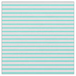 [ Thumbnail: Lavender and Turquoise Lines/Stripes Pattern Fabric ]