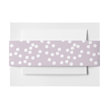 Lavender and White Confetti / Polkadots 