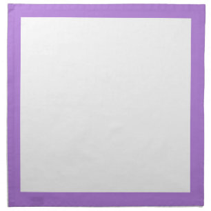 Lavender and White Napkins