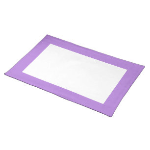 Lavender and White Placemat