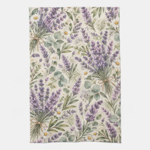 Lavender and Wildflower Kitchen Towel
