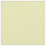 [ Thumbnail: Lavender and Yellow Colored Striped Pattern Fabric ]
