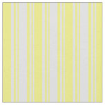 [ Thumbnail: Lavender and Yellow Lines/Stripes Pattern Fabric ]