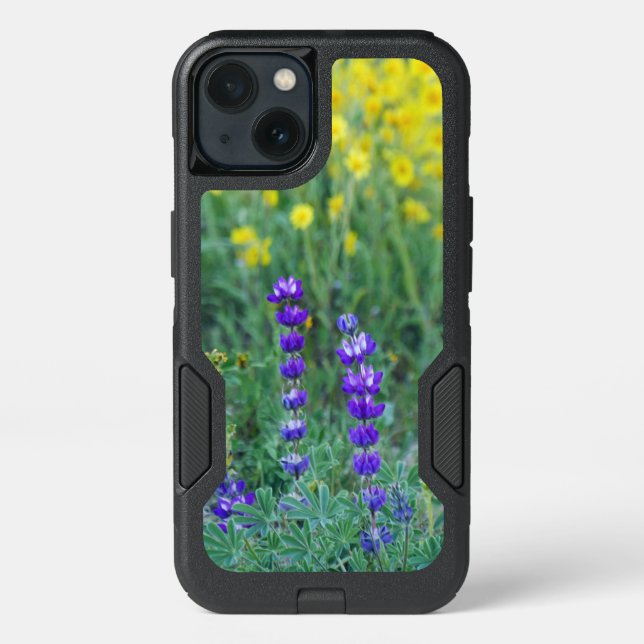 Lavender and Yellow Sunflower Otterbox iPhone Case (Back)