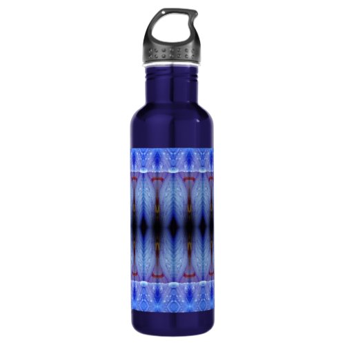 Lavender Art Deco Recoleta Ikat Stainless Steel Water Bottle