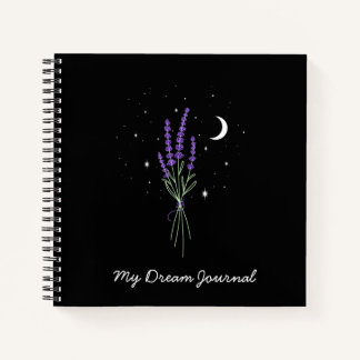 Lavender at Night Customizable Notebook