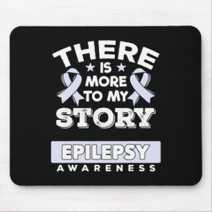 Lavender Awareness Ribbon Gift For Epilepsy Patien Mouse Pad