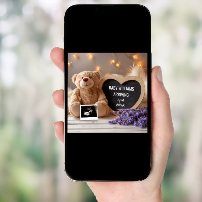 Lavender Baby Announcement Social Media (Front Digital)