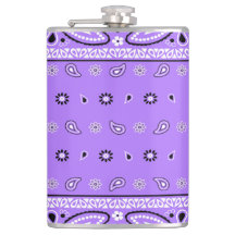 Lavender Bandana Paisley Country Hip Hop Cowboy