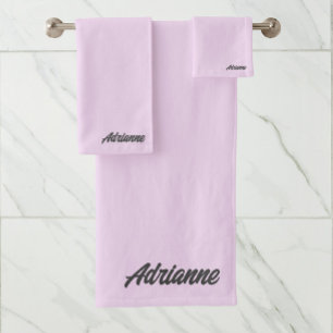 Lavender Bath Towel Set