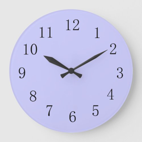  Lavender Bathroom Decor Womans Cordless  Large Clock