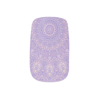 lavender bead doilies minx nail art
