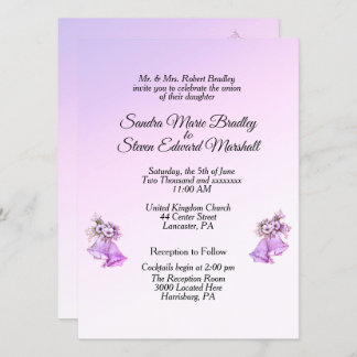 Lavender Bells Wedding Invitation 