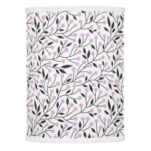 Lavender Berries and Branches Lamp Shade