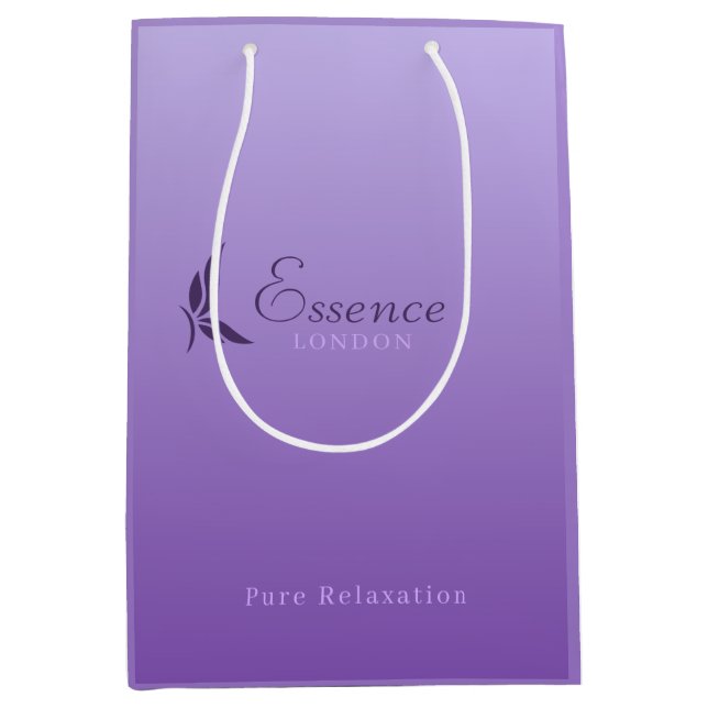 Lavender Bliss Custom Spa Gift Bag (Front)