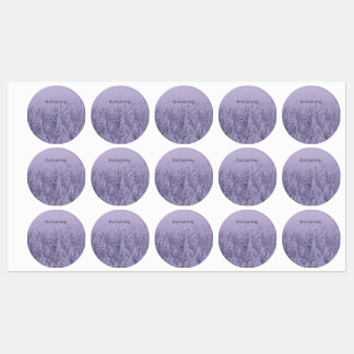 Lavender Bliss Wedding Bachelorette Labels