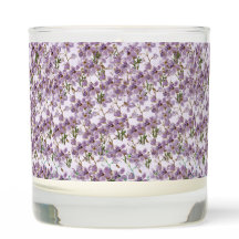 Lavender Bloom Floral Scented Candle