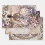 Lavender Bloom, Heavy Weight Decoupage  Wrapping Paper Sheets
