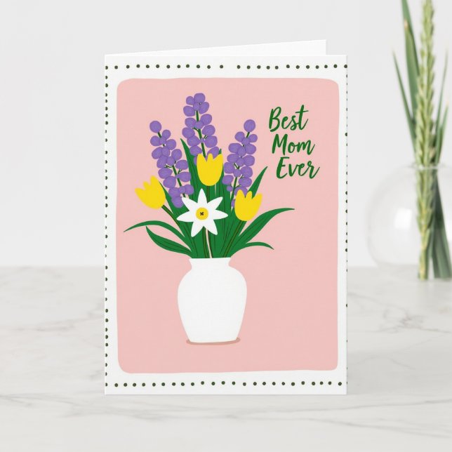 Lavender Bloom Mother Card (Front)