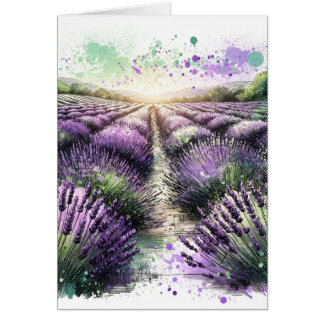 Lavender Bloom Serenity Cards