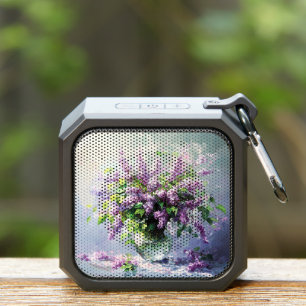 Lavender Blooming Lilac Bouquet Bluetooth Speaker