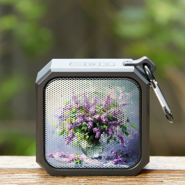 Lavender Blooming Lilac Bouquet Bluetooth Speaker (Insitu(Outdoor))
