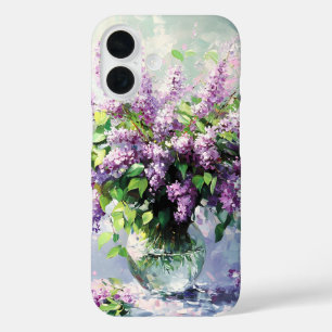 Lavender Blooming Lilac Bouquet iPhone 16 Case