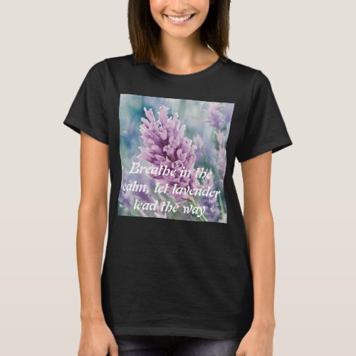 Lavender Blossom Elegance T_Shirt