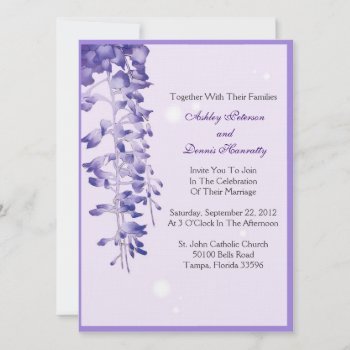 Lavender Blossom Invitation by SERENITYnFAITH at Zazzle
