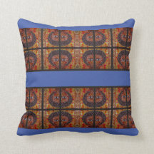 Lavender Blue Accent Ethiopian Traditional  Throw 