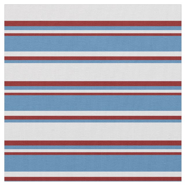 Lavender, Blue, and Maroon Lines/Stripes Pattern Fabric (Close Up)