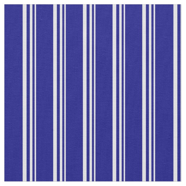 Lavender & Blue Colored Stripes Pattern Fabric (Close Up)
