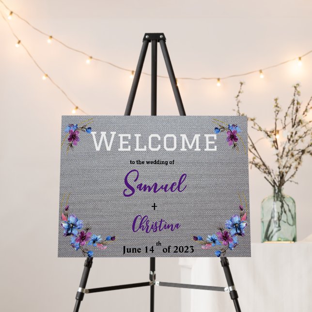 lavender Blue Foam Board (In Situ (Stand))