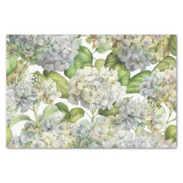 Lavender Blue Hydrangea Floral Tissue Paper