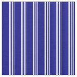 [ Thumbnail: Lavender & Blue Lines Fabric ]