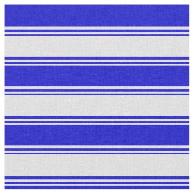 Lavender & Blue Lines Fabric (Close Up)