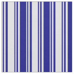 [ Thumbnail: Lavender & Blue Pattern of Stripes Fabric ]