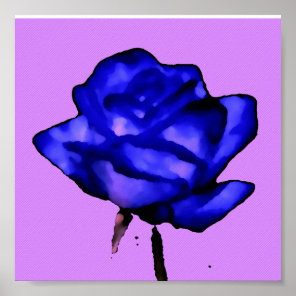 Lavender Blue Poster