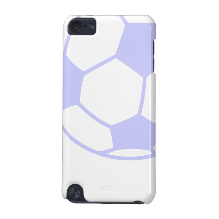 Lavender Blue Soccer Ball iPod Touch (5th Generation) Cover