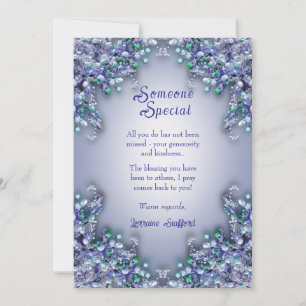 Lavender Blue Spring Lilac Someone Special Card