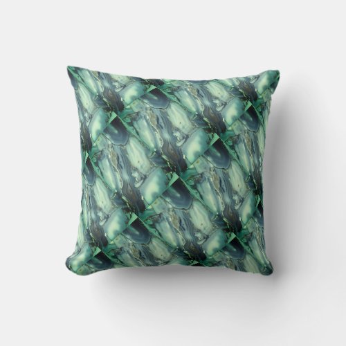 Lavender Blue  Turquoise Abstract Decor Pillow