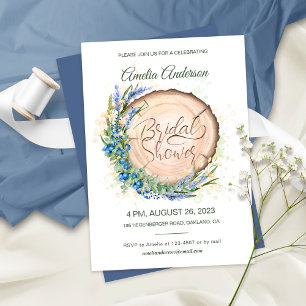 Lavender Blueberry Bridal Shower Invitation