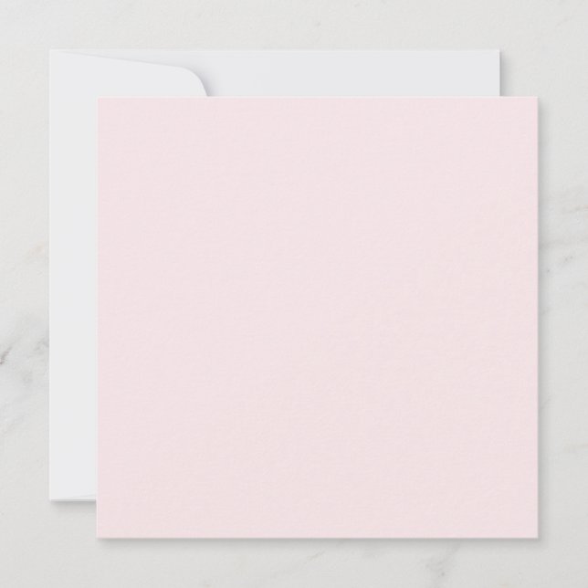 Lavender Blush Solid Color  Card (Front)